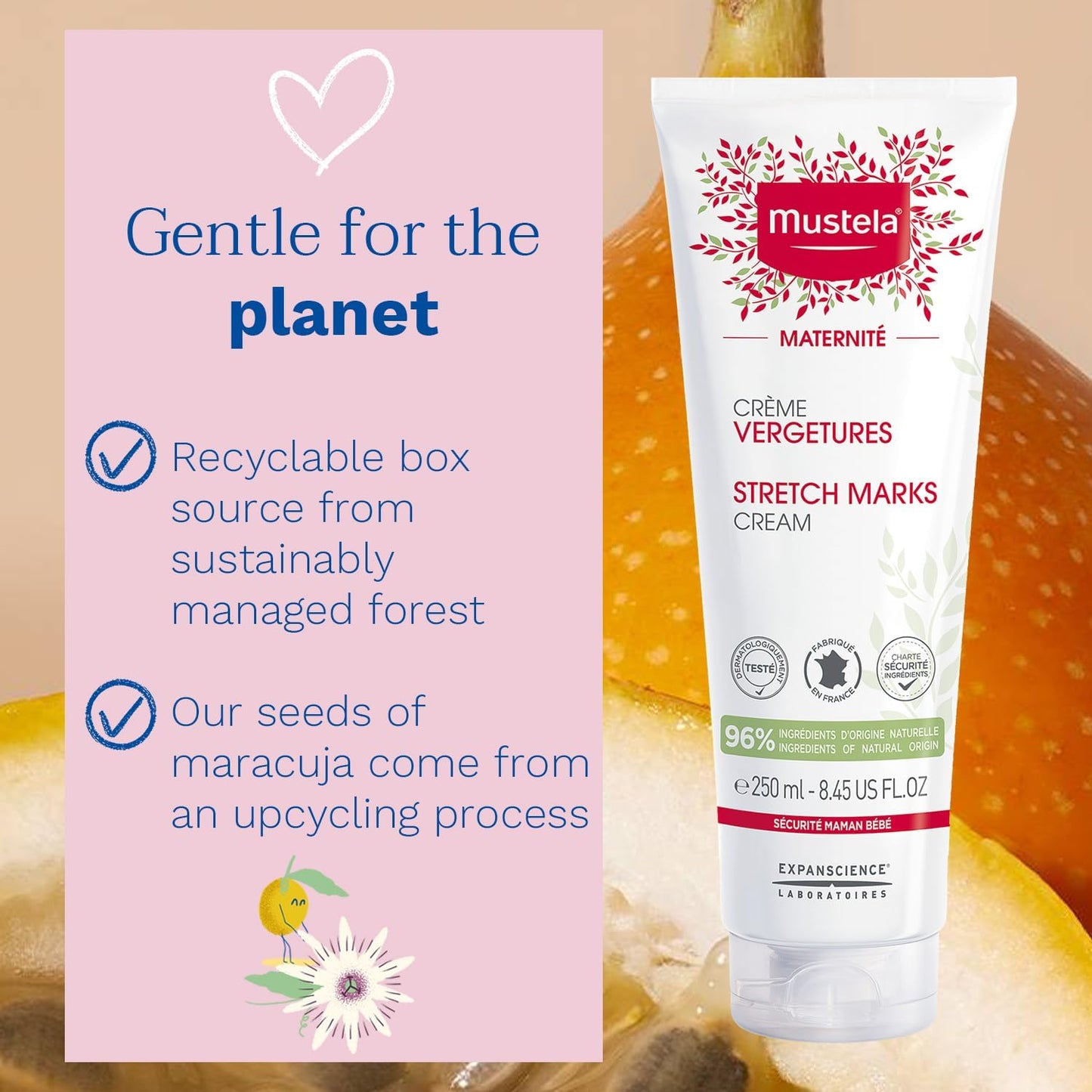 Mustela Anti-Striae Crème 3-in-1 (2x250ml) - Huidverstevigende Striae Verzorging