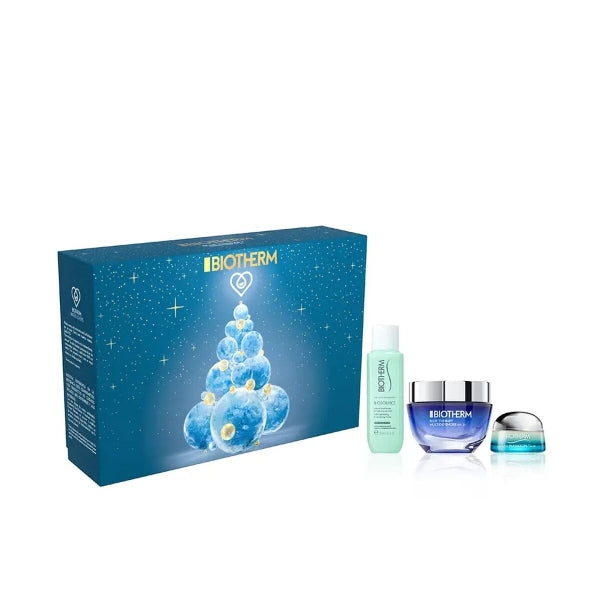 De doos en inhoud van Biotherm Blue Therapy Defender Set