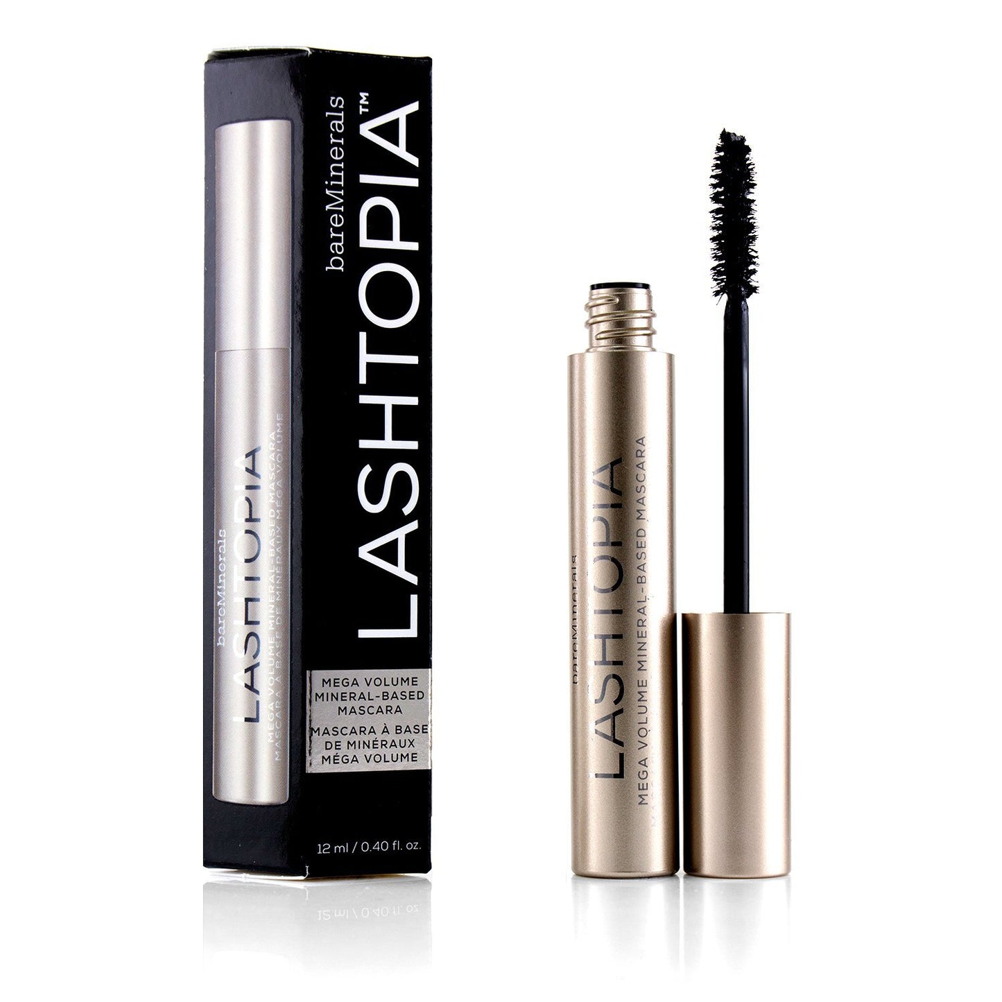 Lashtopia Mega Volume Mascara 12ml : Eco-Vriendelijke Mascara van bareMinerals