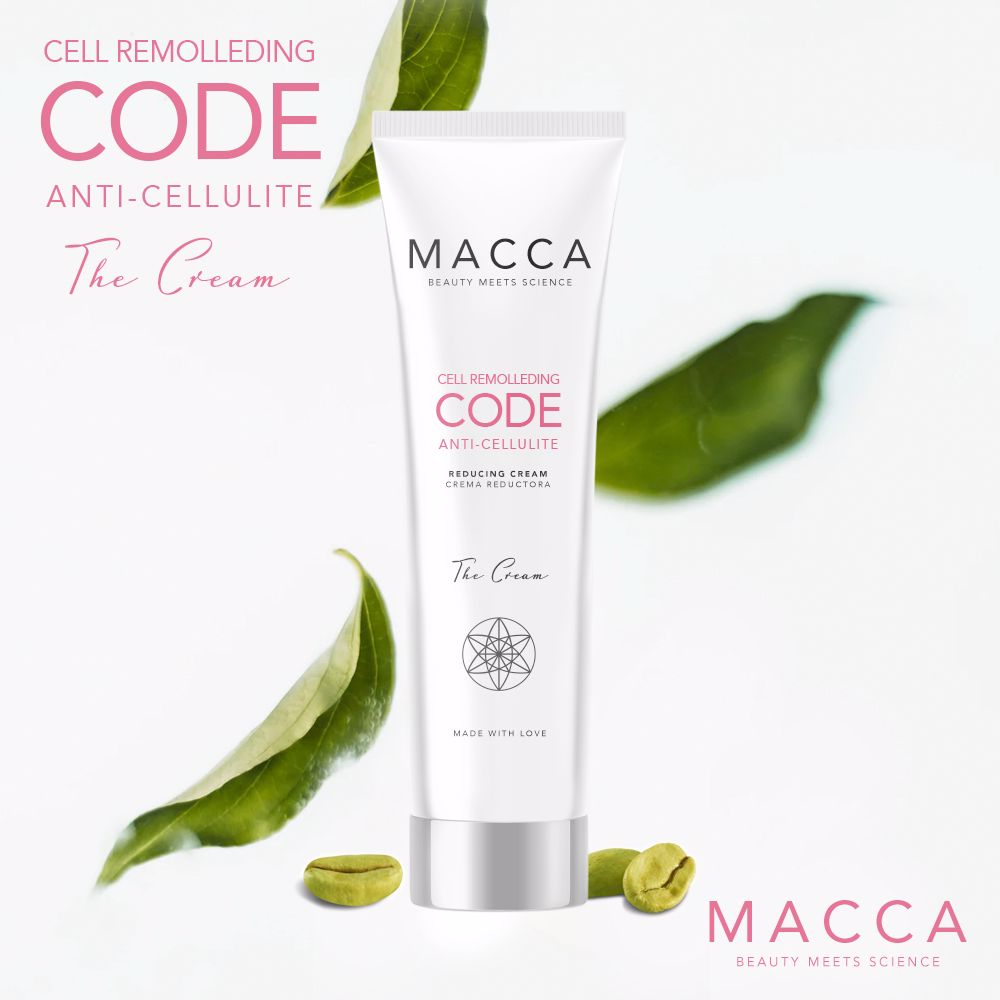 Macca Cell Remodelling Code 150ml - Strakkere Huid & Cellulite Crème