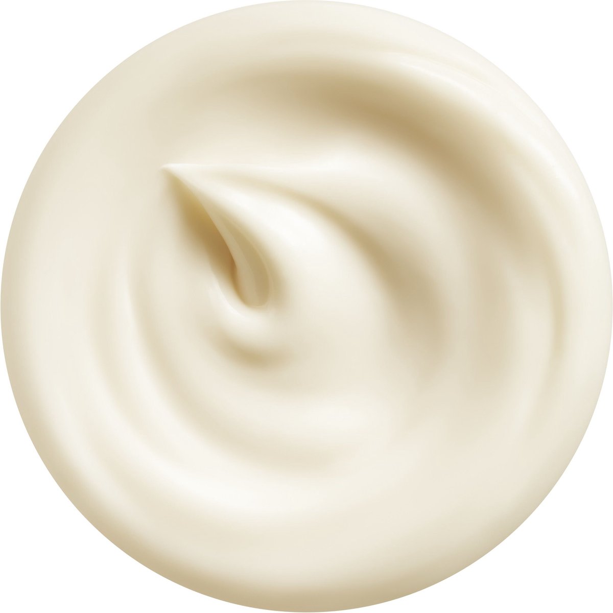 De crème van Shiseido op een witte achtergrond.