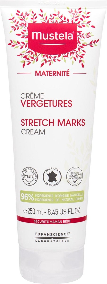 Mustela Anti-Striae Crème 3-in-1 (2x250ml) - Huidverstevigende Striae Verzorging