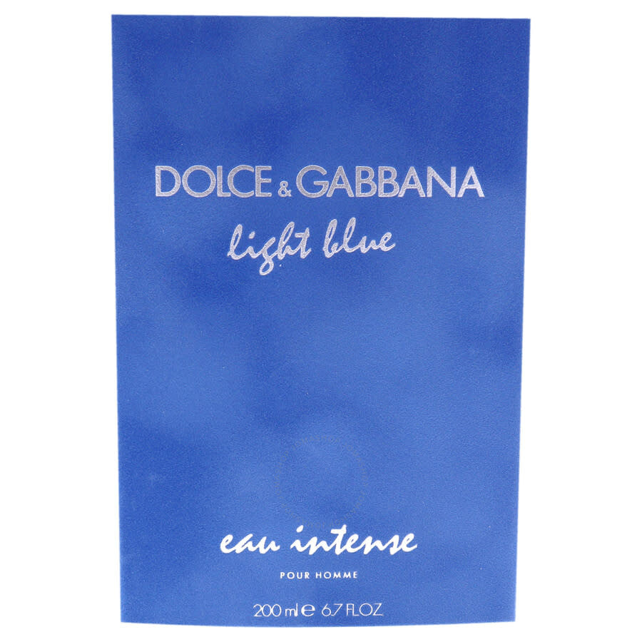 Dolce & Gabbana Light Blue Eau Intense Pour Homme Eau de Parfum – 200 ml