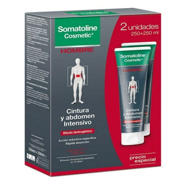 Somatoline Man Taille en Buik Intensief Nachtcrème – Duopack 2x250 ml